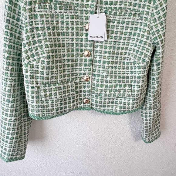 NWT Walter Baker Harmony Tweed Cropped Jacket - Picture 5 of 7